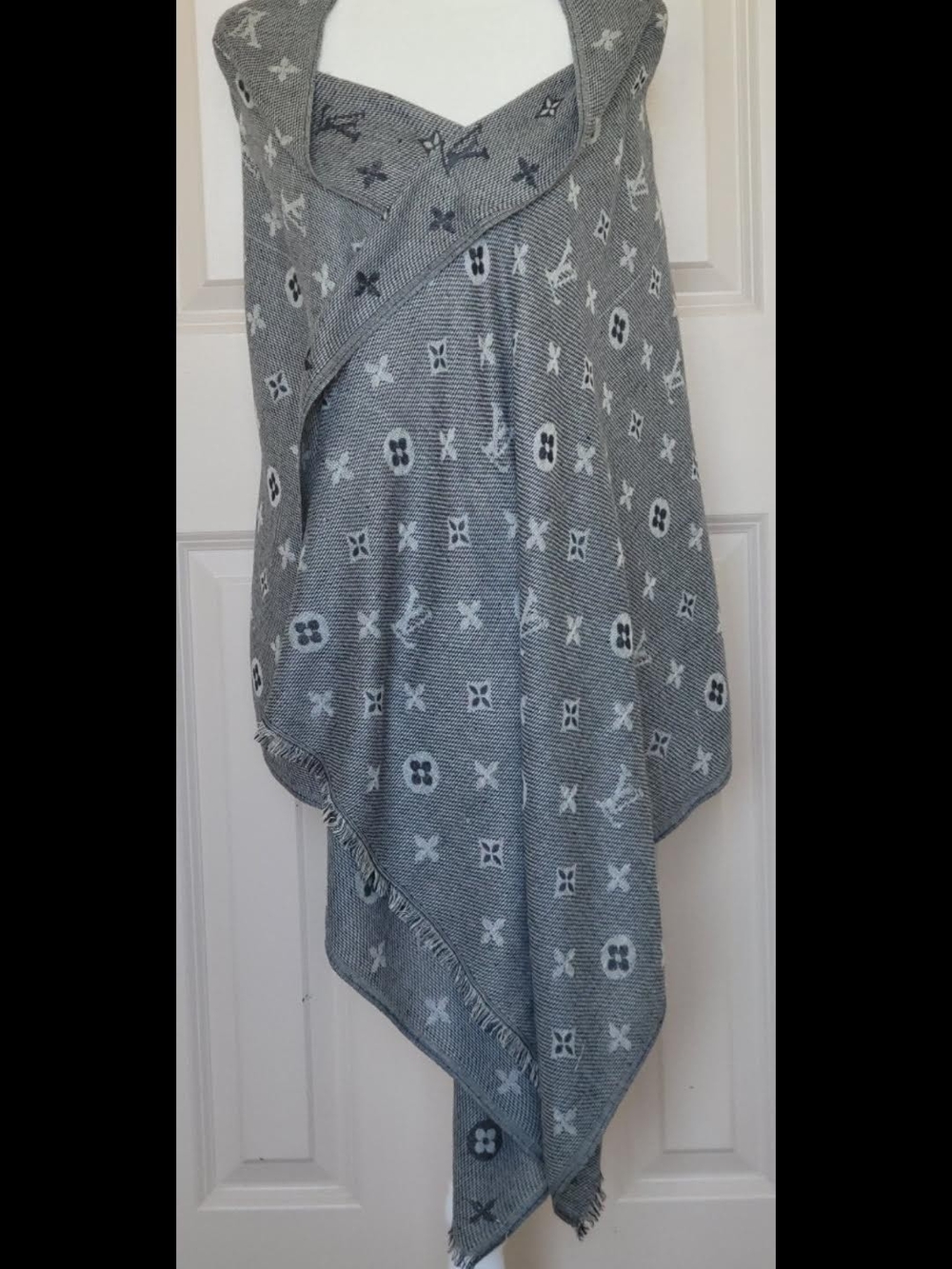 Gray Monogram Wrap